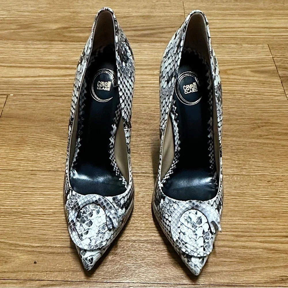 CAVALLI CLASS Snakeskin Heels